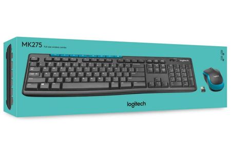 Logitech Keyboard Mouse Wifi MK275
